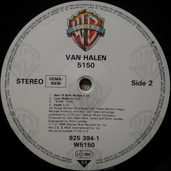 Van Halen -5150