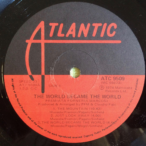Premiata Forneria Marconi -The World Became The World