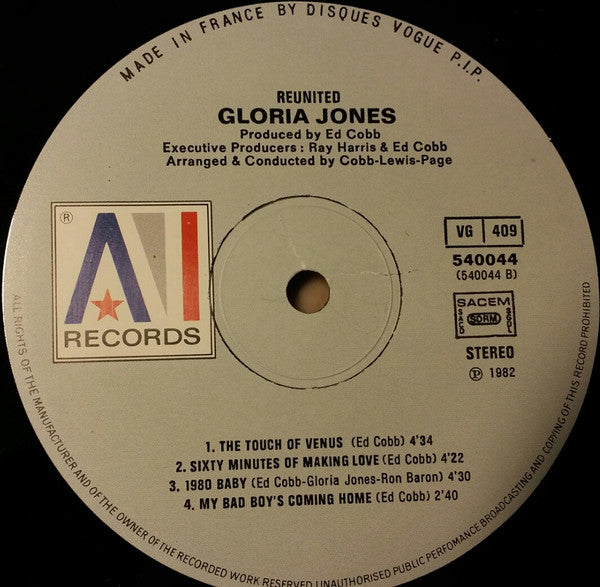 Gloria Jones -Reunited