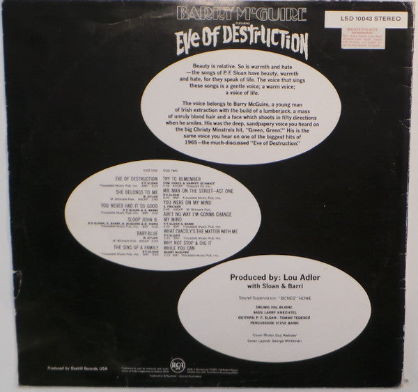 Barry McGuire -Eve Of Destruction