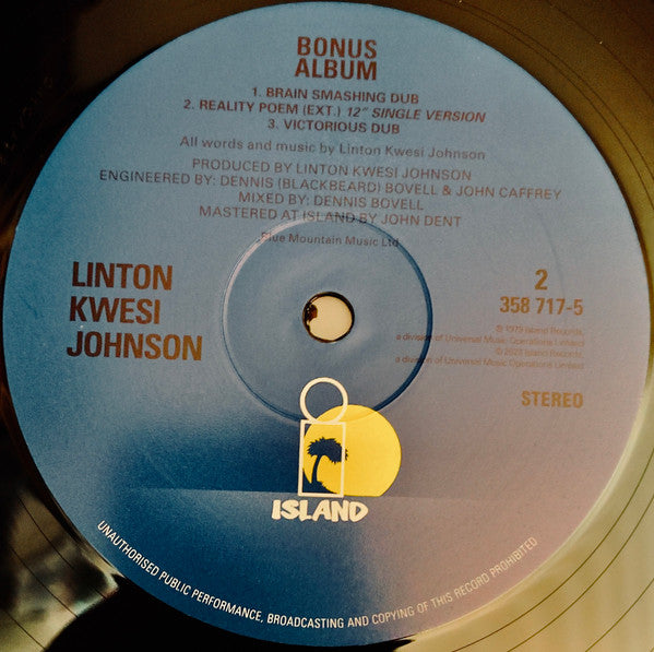 Linton Kwesi Johnson -Forces Of Victory