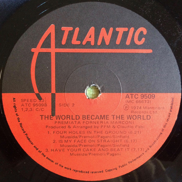 Premiata Forneria Marconi -The World Became The World