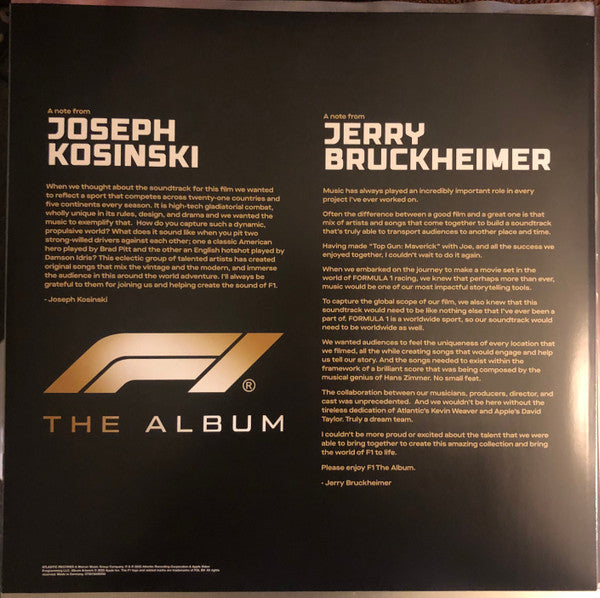 Various -F1 The Album (Music From F1 The Movie)