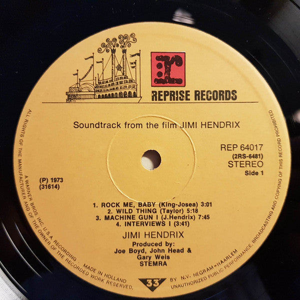 Jimi Hendrix - Sound Track Recordings From The Film "Jimi Hendrix"