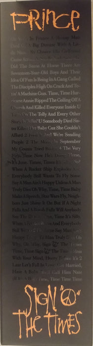 Prince -Sign "O" The Times