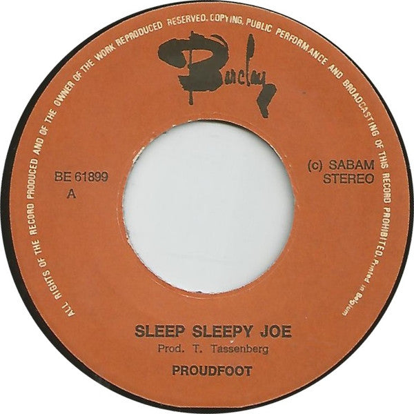 Proudfoot -Sleep Sleepy Joe