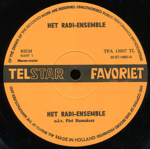 Het Radi-Ensemble o.l.v. Piet Ramakers -Het Radi-Ensemble