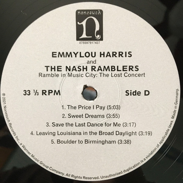 Emmylou Harris And The Nash Ramblers -Ramble In Music City: The Lost Concert
