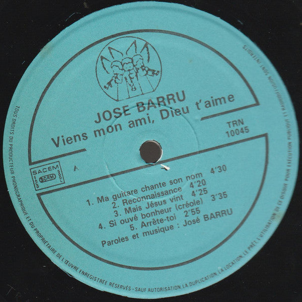 José Barru -Viens Mon Ami, Dieu T'aime