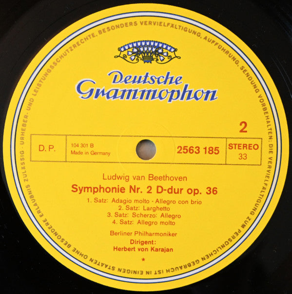 Ludwig van Beethoven, Berliner Philharmoniker, Herbert von Karajan - 9 Symphonien