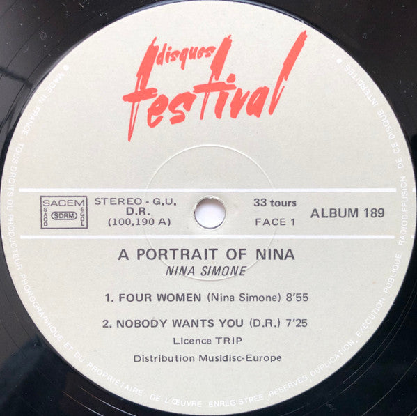 Nina Simone - A Portrait Of Nina