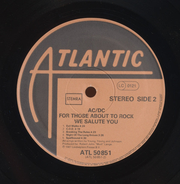 AC/DC -For Those About To Rock We Salute You