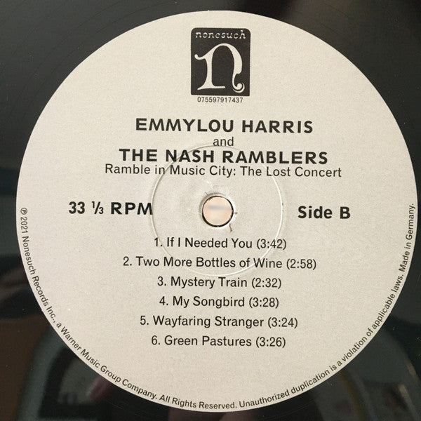 Emmylou Harris And The Nash Ramblers -Ramble In Music City: The Lost Concert