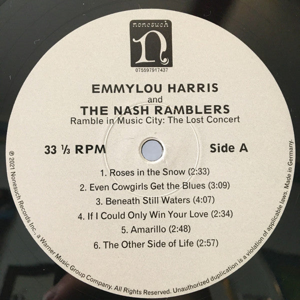 Emmylou Harris And The Nash Ramblers -Ramble In Music City: The Lost Concert