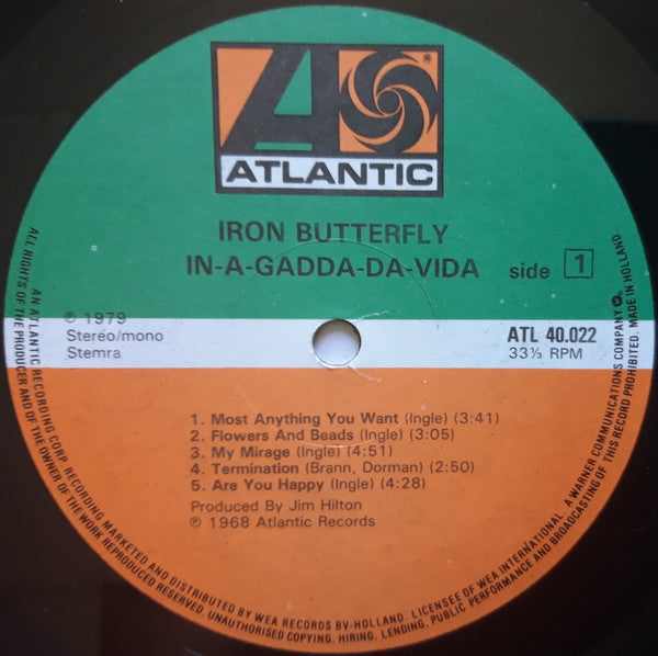 Iron Butterfly -In-A-Gadda-Da-Vida