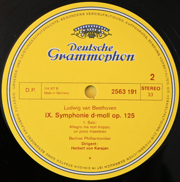 Ludwig van Beethoven, Berliner Philharmoniker, Herbert von Karajan - 9 Symphonien