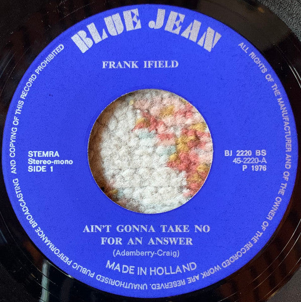 Frank Ifield -Ain't Gonna Take No For An Answer