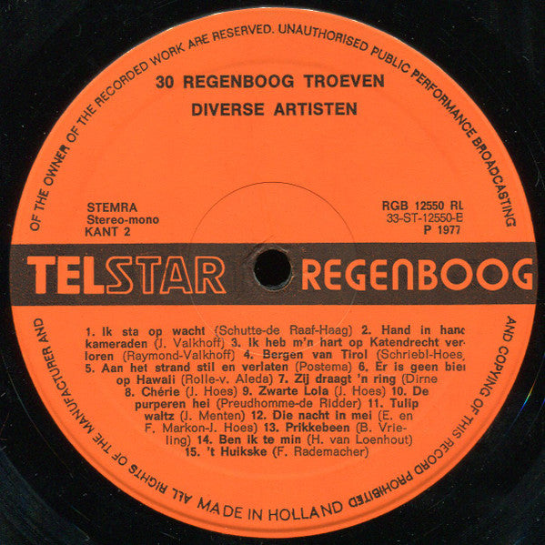 Various -30 Regenboog Troeven