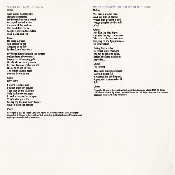 Megadeth - Countdown To Extinction