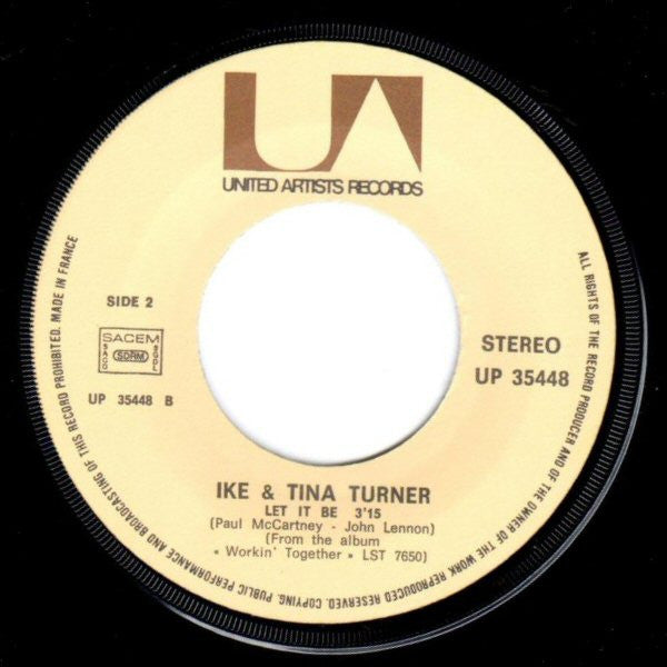 Ike & Tina Turner -Get Back / Let It Be