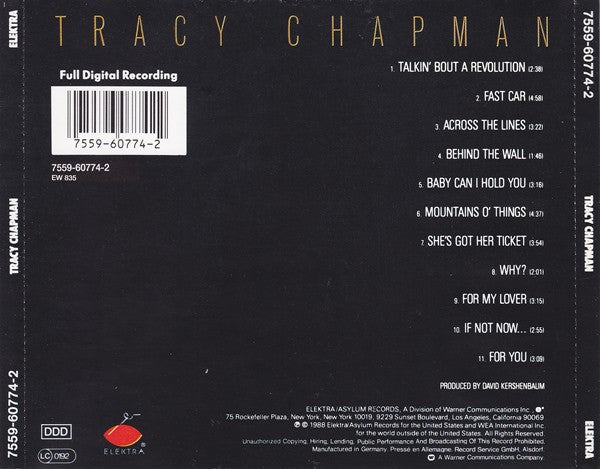 Tracy Chapman -Tracy Chapman