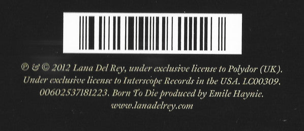 Lana Del Rey - Born To Die (The Paradise Edition)