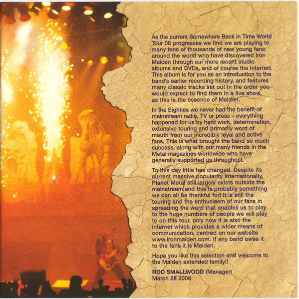 Iron Maiden -Somewhere Back In Time (The Best Of: 1980-1989)