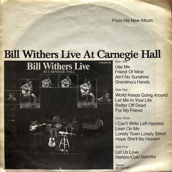 Bill Withers -Friend Of Mine