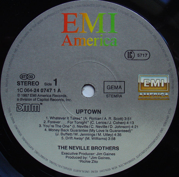 The Neville Brothers -Uptown
