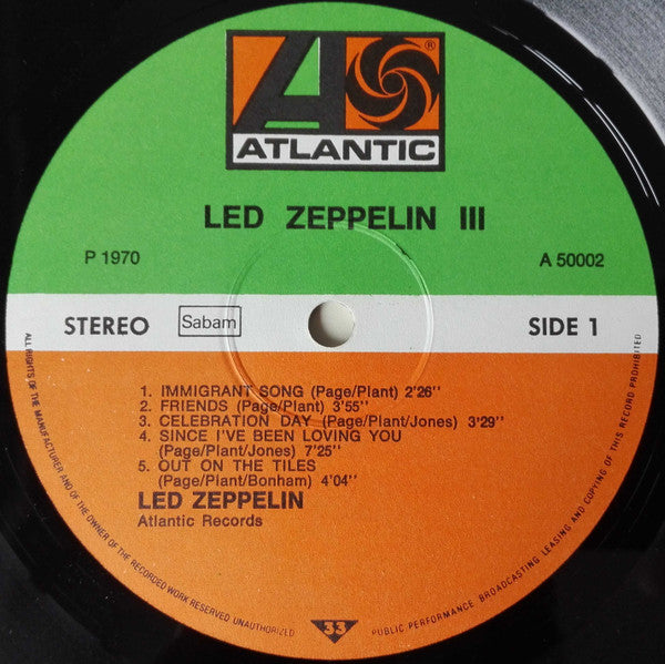 Led Zeppelin -Led Zeppelin III