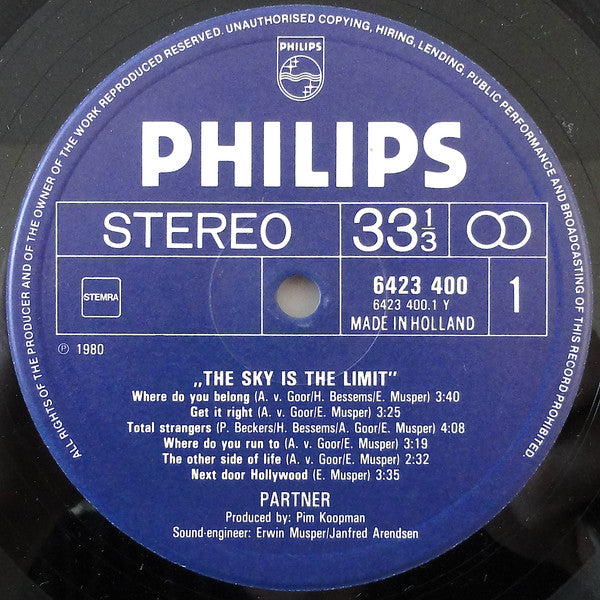 Partner -The Sky Is The Limit