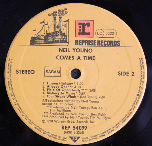 Neil Young -Comes A Time