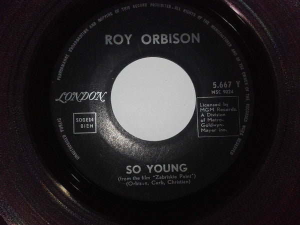 Roy Orbison -So Young / If I Had A Woman Like You