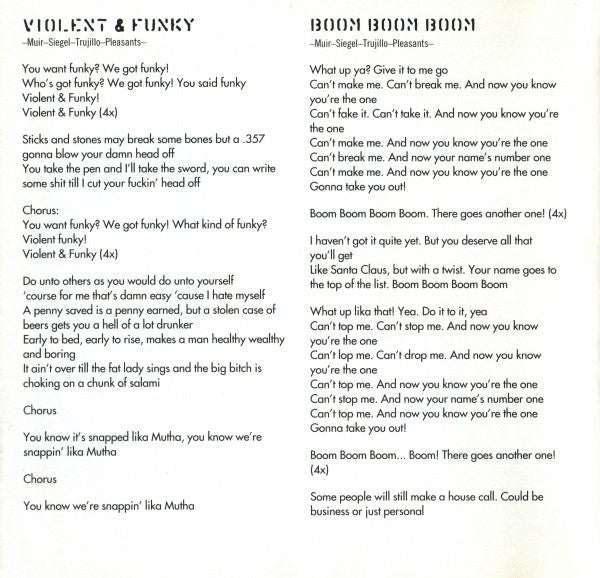 Infectious Grooves - Groove Family Cyco (Snapped Lika Mutha)