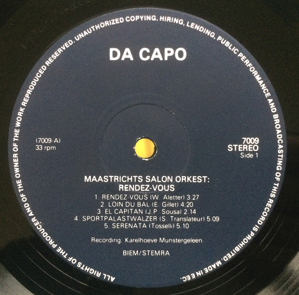 Maastrichts Salon Orkest - Rendez-vous