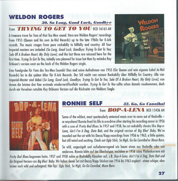 Various - That's What Makes The Jukebox Play (Highlights From Bear Family's Releases: Hillbilly &amp; Rockabilly)