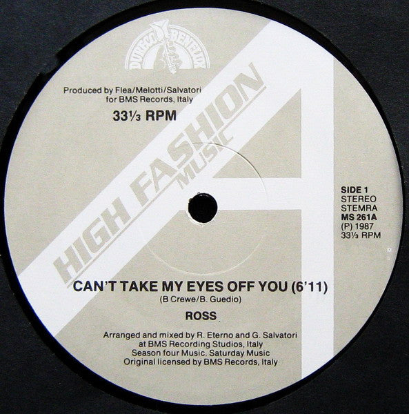 Ross -Can't Take My Eyes Off You