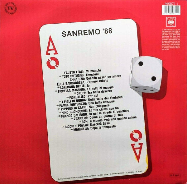 Various -Sanremo 88 (I Big Di Sanremo)