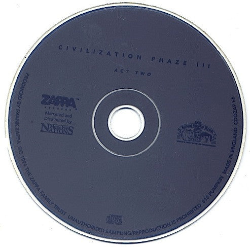 Frank Zappa - Civilization Phaze III