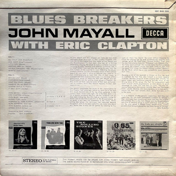 John Mayall & Eric Clapton -The Bluesbreakers