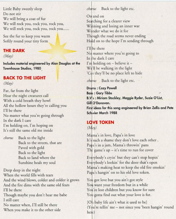 Brian May - Back To The Light