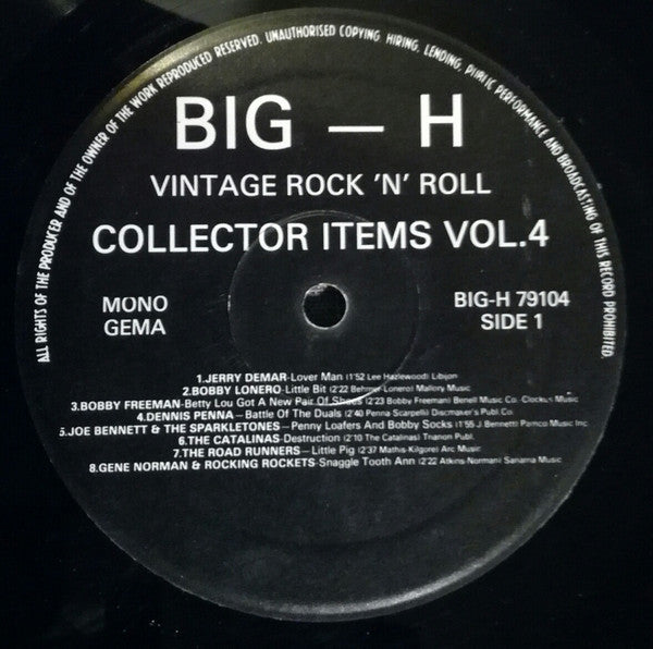 Various -Vintage Rock 'N' Roll Collector Items Vol. 4