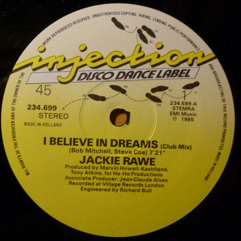Jackie Rawe - I Believe In Dreams