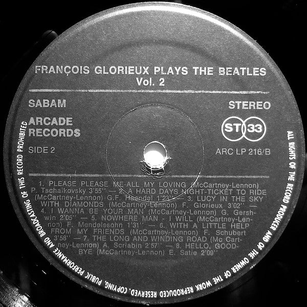 François Glorieux -François Glorieux Plays The Beatles Vol. 2