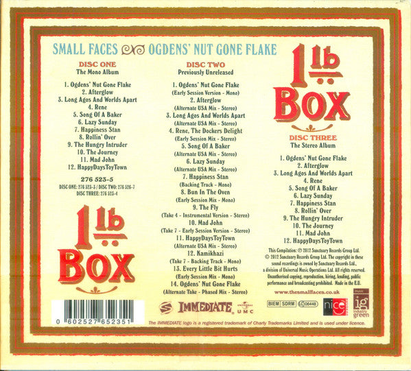 Small Faces -Ogdens' Nut Gone Flake