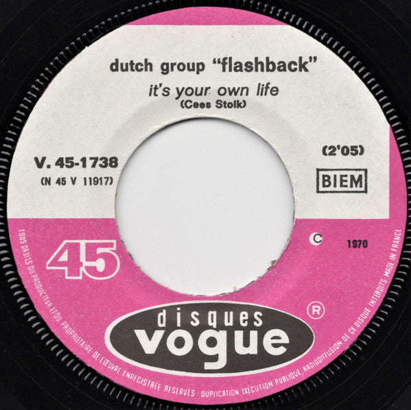 Dutch Group "Flashback"* -There He Comes / It's Your Own Life