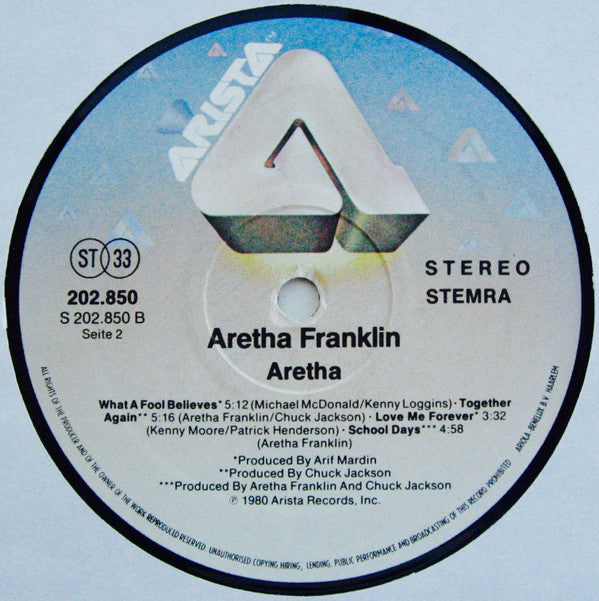 Aretha Franklin -Aretha