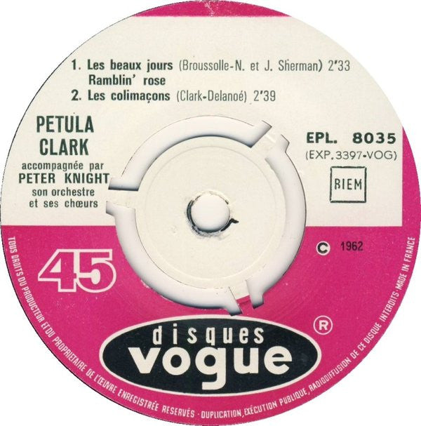 Petula Clark -Les Beaux Jours