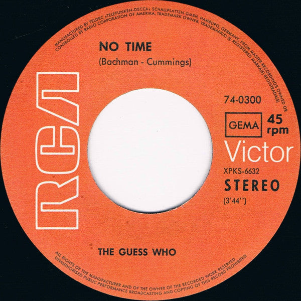 The Guess Who -No Time