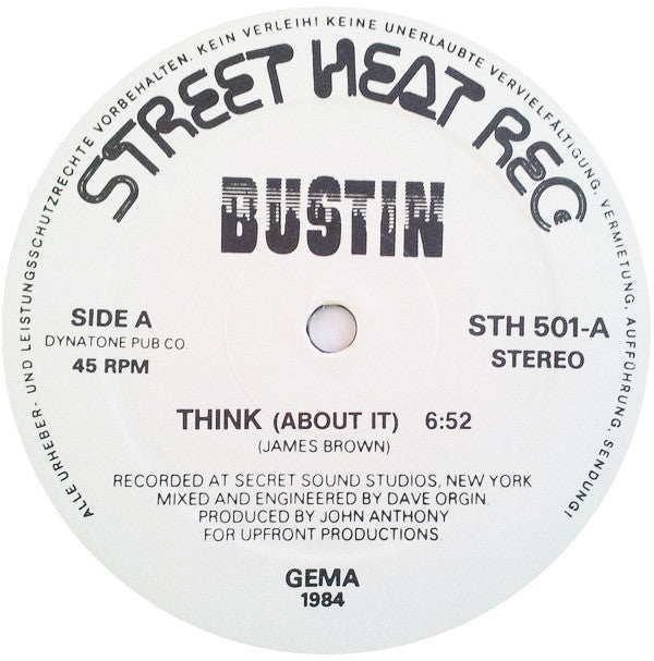Bustin - Think (About It) (Special U.S.A. Remix)